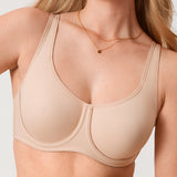 Women's Supportive Full Coverage Bra Hazelnut