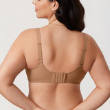 Women's Supportive Full Coverage Bra Hazelnut