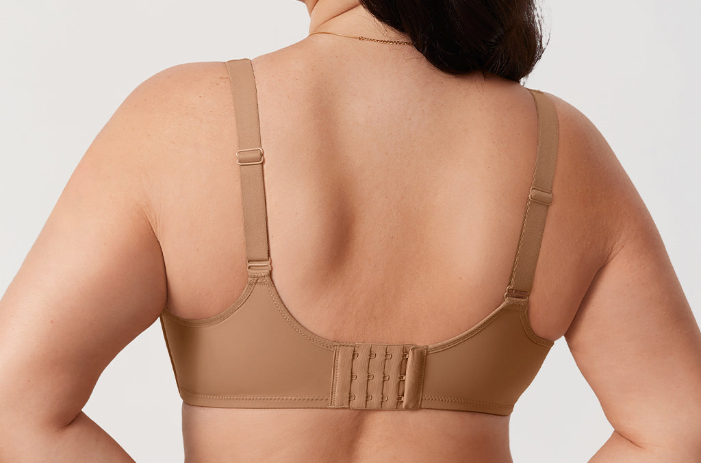 Women's Supportive Full Coverage Bra Hazelnut