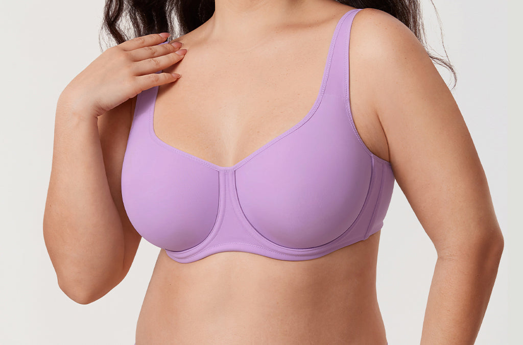 Women's Supportive Full Coverage Bra Gentle Rose
