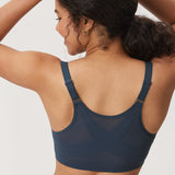 Women's Lace Front Closure Posture Bra Rose Smoked
