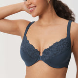 Women's Lace Front Closure Posture Bra Rose Smoked
