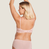 Women's Supportive Lace Nursing Bralette Gentle Rose @model_info:MOM2