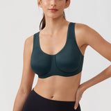 Women's High Impact Sports Bra Forest Dark Green