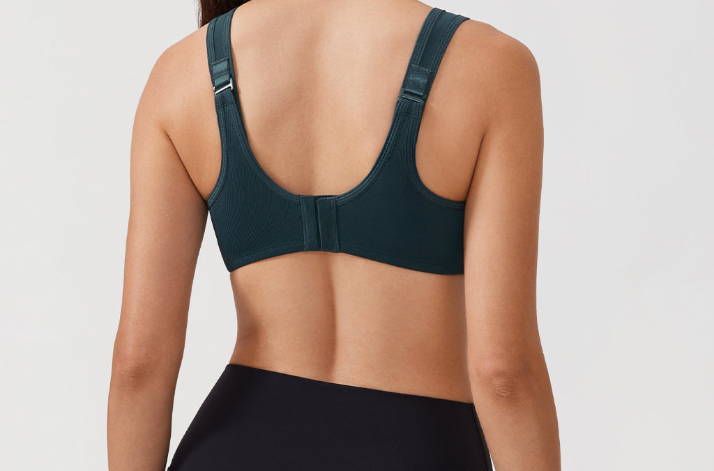 Women's High Impact Sports Bra Forest Dark Green @model_info:ES2