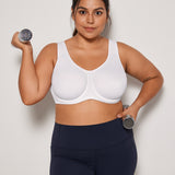 Women's High Impact Sports Bra White