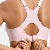 Women's Racerback Underwire Sport Bra Rosa Pink