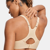 Women's Racerback Underwire Sport Bra Beige