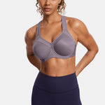 Women's Racerback Underwire Sport Bra Mist Grey