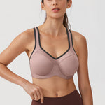 Women's Racerback Underwire Sport Bra Brick
