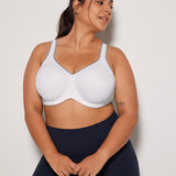 Women's Racerback Underwire Sport Bra White