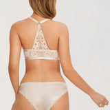 Women's Lacy Racerback Bra Black