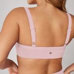 Women's Hugcurve Adjustable Square Workout Bra Mocha Cocoa
