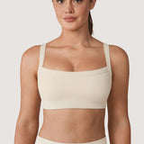 Women's Hugcurve Adjustable Square Workout Bra Black