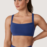 Women's Hugcurve Adjustable Square Workout Bra Blackberry