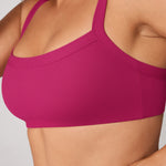 Women's Hugcurve Adjustable Square Workout Bra Clay Brown