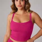 Women's Hugcurve Adjustable Longline Workout Bra Stardust