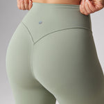 Women's Hugcurve No Front Seam Leggings 25" Dark Plum