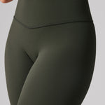 Women's Hugcurve No Front Seam Leggings 25" Dark Plum