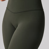 Women's Hugcurve No Front Seam Leggings 25" Dark Plum