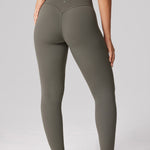 Women's Hugcurve No Front Seam Leggings 25" Concrete