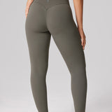Women's Hugcurve No Front Seam Leggings 25" Concrete