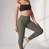 Women's Hugcurve No Front Seam Leggings 25" Concrete