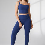 Women's Hugcurve No Front Seam Leggings 25" Smoked Green