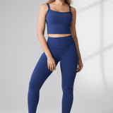 Women's Hugcurve No Front Seam Leggings 25" Smoked Green