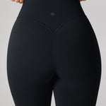 Women's Hugcurve No Front Seam Flare Leggings 31'' Black