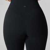 Women's Hugcurve No Front Seam Flare Leggings 31'' Black