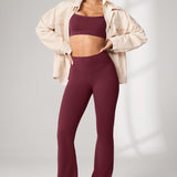 Women's Hugcurve No Front Seam Flare Leggings 31'' Royal Blues