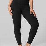 Women's Hugcurve Hidden Scrunch Butt Leggings 25" - No Front Seam Black