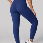 Women's Hugcurve Hidden Scrunch Butt Leggings 25" - No Front Seam Nightfall Blue