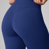 Women's Hugcurve Hidden Scrunch Butt Leggings 25" - No Front Seam Nightfall Blue