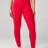 Women's Hugcurve Hidden Scrunch Butt Leggings 25" - No Front Seam Aurora Red