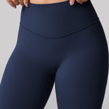 Women's Hugcurve Hidden Scrunch Butt Leggings 25" - No Front Seam Aurora Red