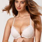 Women's Lacy Racerback Bra Black