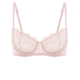 Women's Lace Balconette Underwire Bra Gentle Rose