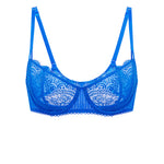 Women's Lace Balconette Underwire Bra Sky Blue