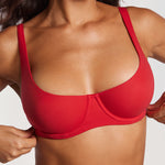 Women's Underwire Balconette Bra Beige