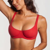 Women's Underwire Balconette Bra Beige