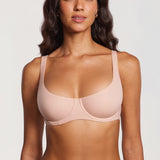 Women's Underwire Balconette Bra Blush Beige
