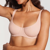 Women's Underwire Balconette Bra White