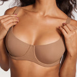 Women's Underwire Balconette Bra Black