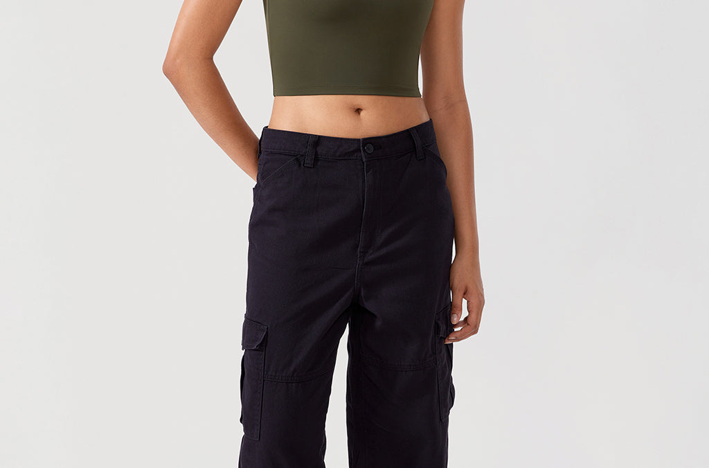 CRZ YOGA Women's Square Neck Longline Sports Bra Ripe Plum