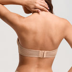 Women's Romantic Lace Strapless Bra Natural @model_info:ES2