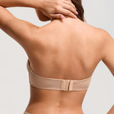 Women's Romantic Lace Strapless Bra Natural @model_info:ES2