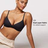 Women's Crossover Bralette Black