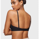 Women's Crossover Bralette Black